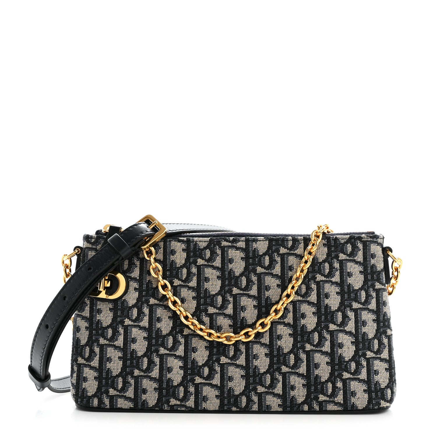 Christian Dior Oblique 30 Montaigne Midi Mini Bag Blue 1 of 10
