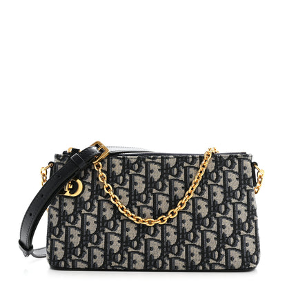 Christian Dior Oblique 30 Montaigne Midi Mini Bag Blue 1 of 10