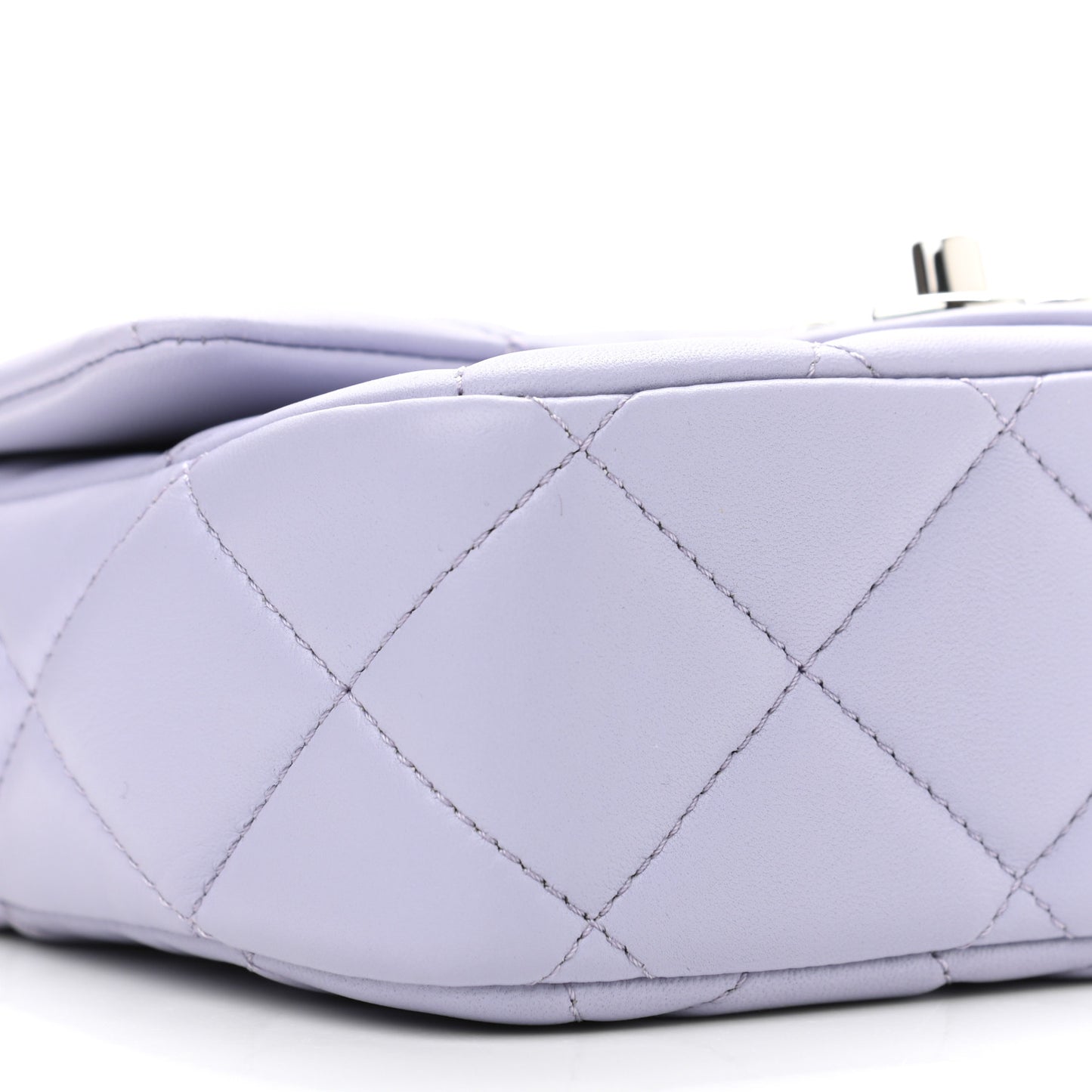 Lambskin Quilted Mini My Perfect Flap Light Purple