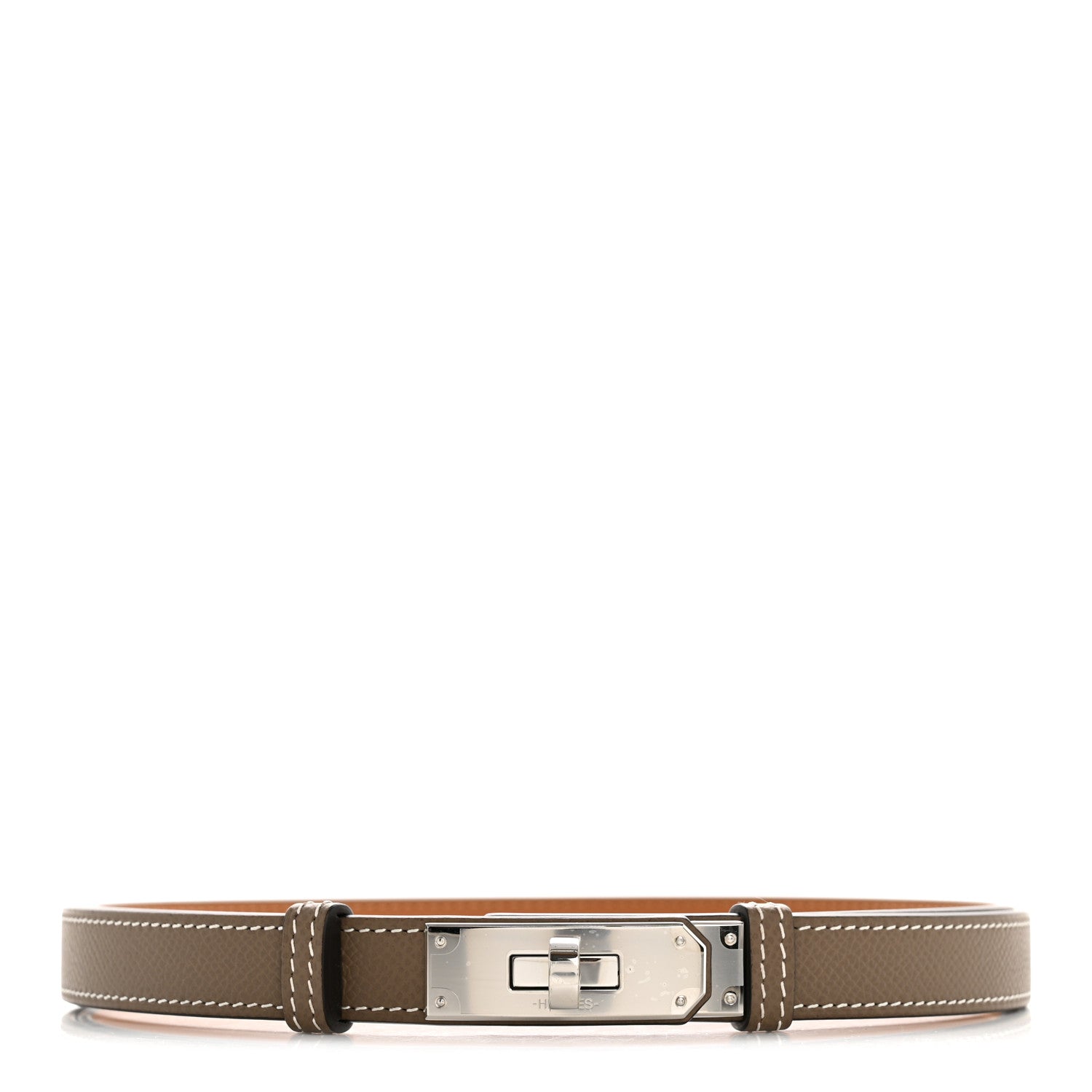 Hermes Epsom Kelly Belt Etoupe 1 of 4