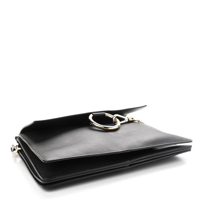 Chloe Suede Calfskin Medium Faye Shoulder Bag Carbon Grey 3 of 10