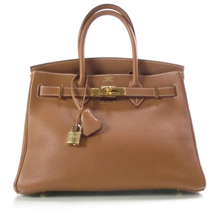 Hermes Taurillon Clemence Birkin 30 Gold 1 of 12