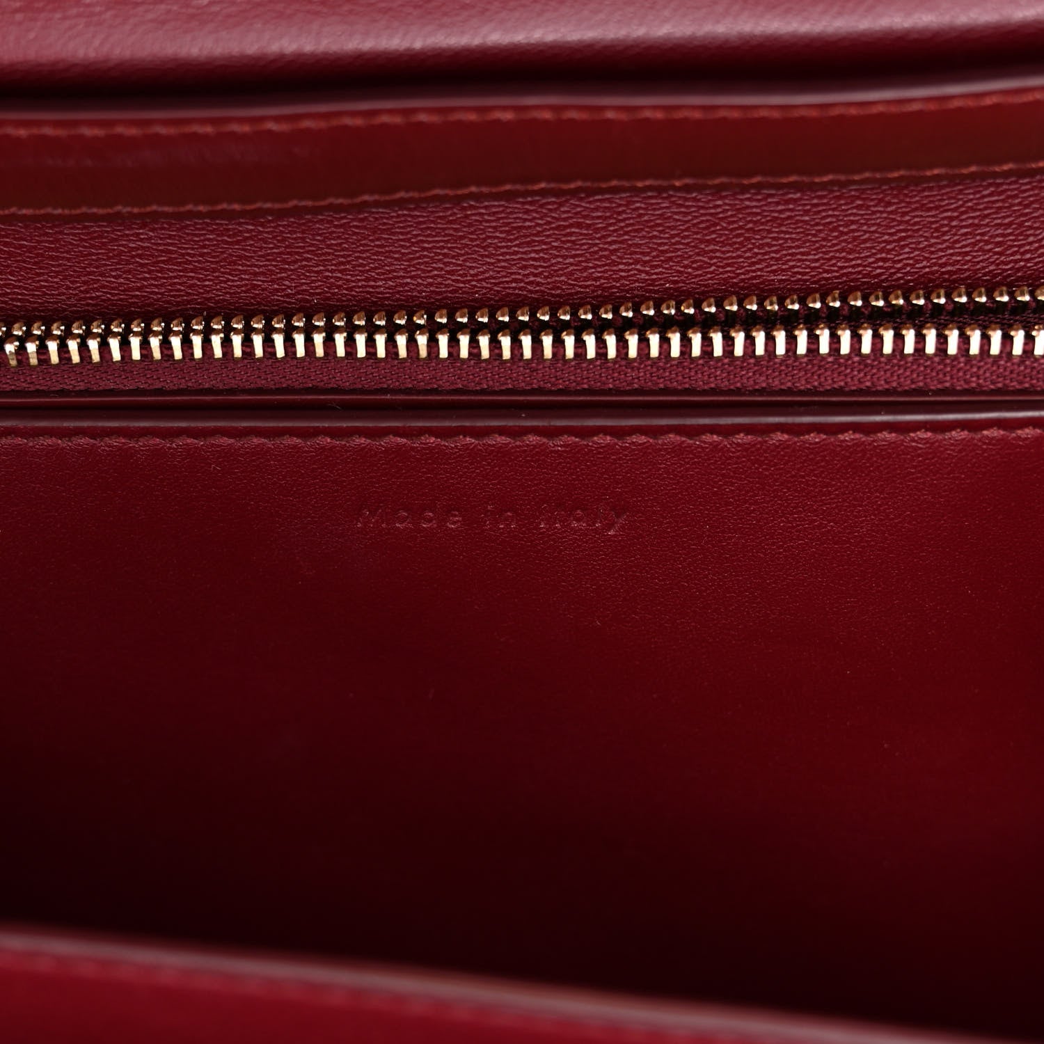 Celine Box Calfskin Medium Classic Box Flap Bag Burgundy 7 of 10