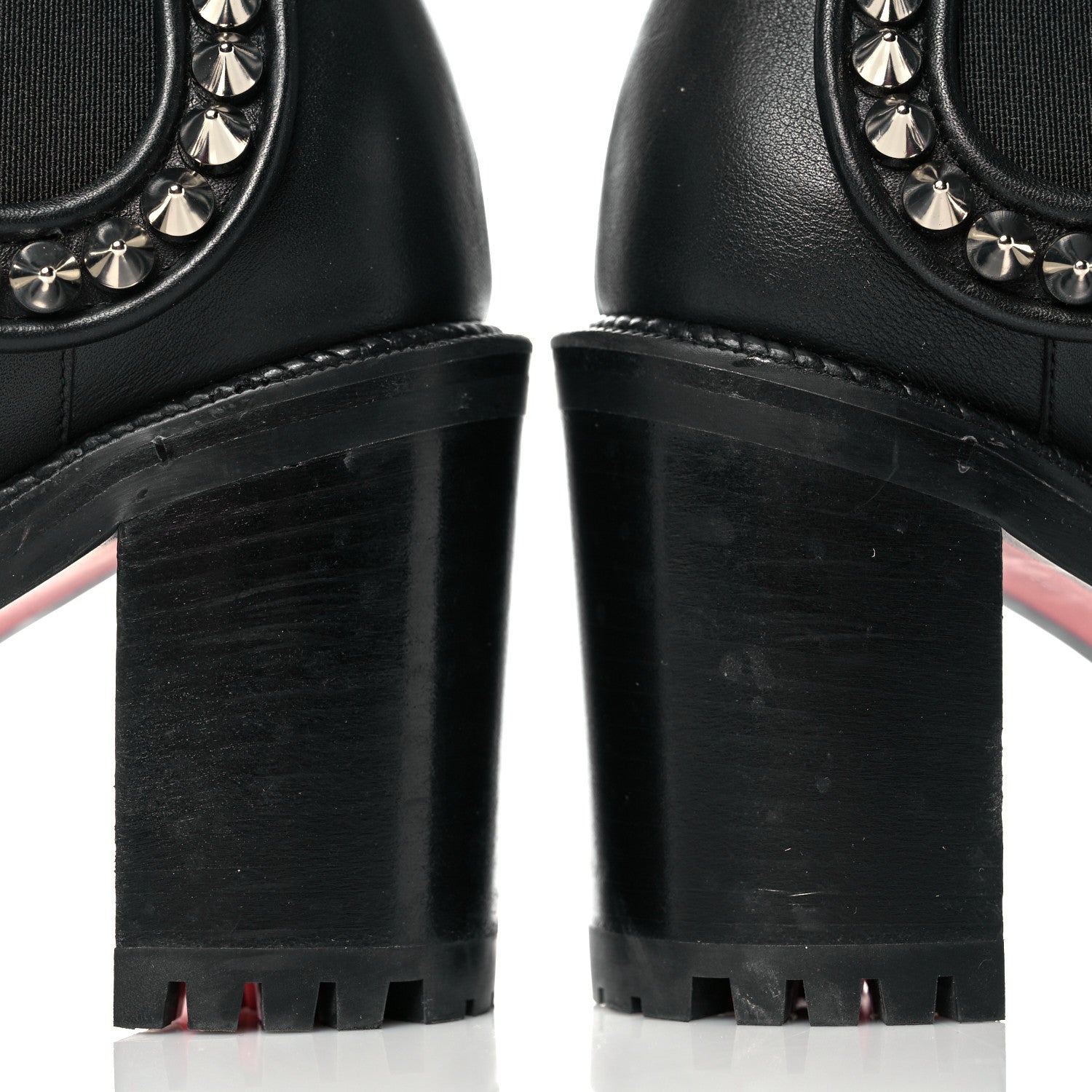 Christian Louboutin Nappa Spiked Capahutta 70 Chelsea Boots 36 Black 9 of 11