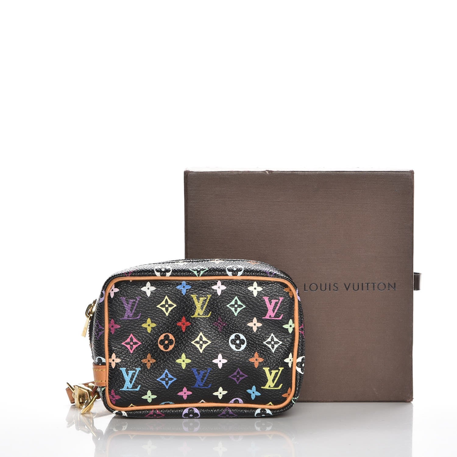 Louis Vuitton Monogram Multicolor Trousse Wapity Black 8 of 8