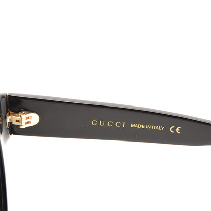 Gucci Acetate Stars Cat Eye Sunglasses GG0116S Black 5 of 7