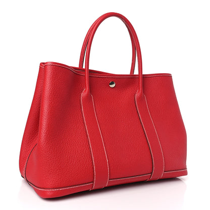 Hermes Negonda Garden Party 30 TPM Rouge Casaque 3 of 9