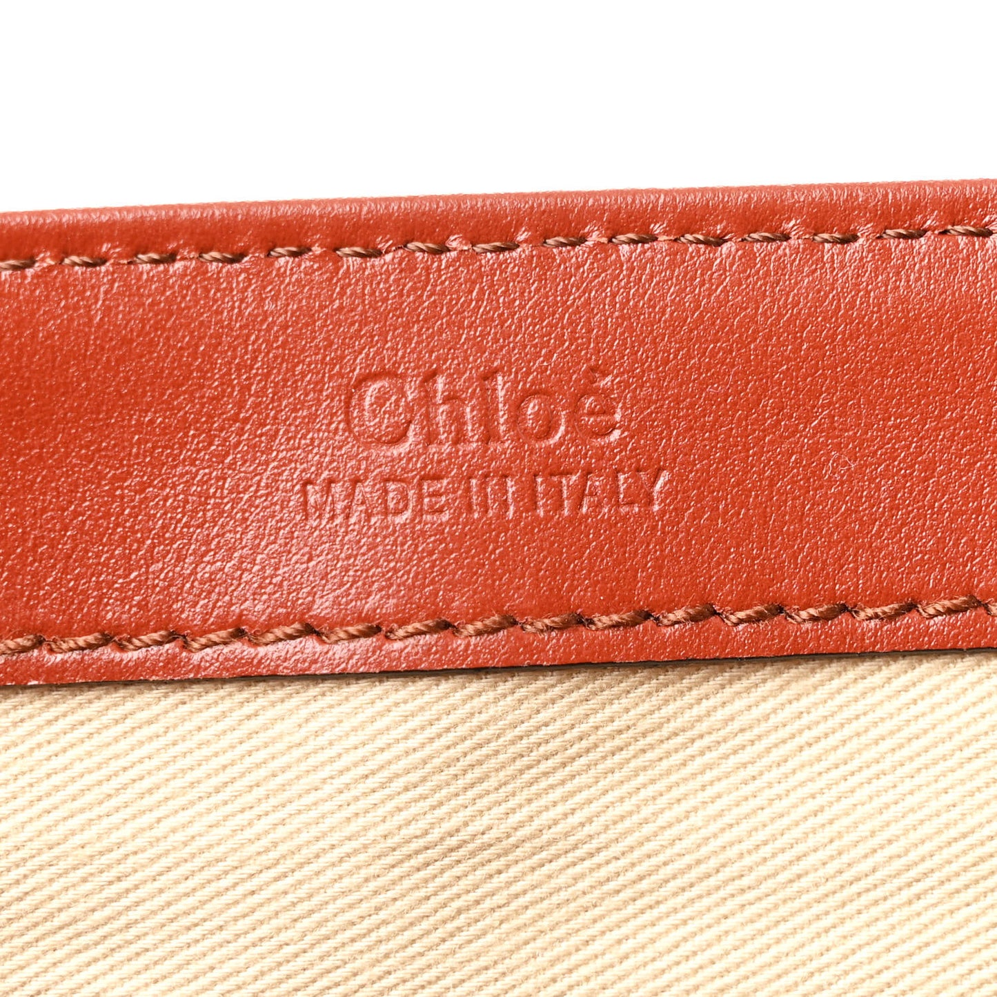 Calfskin Small Square C Double Carry Sepia Brown