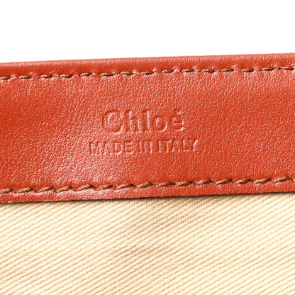 Chloe Calfskin Small Square C Double Carry Sepia Brown 6 of 10