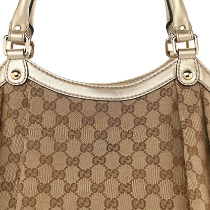 Gucci Monogram Large Sukey Tote Champagne 8 of 10