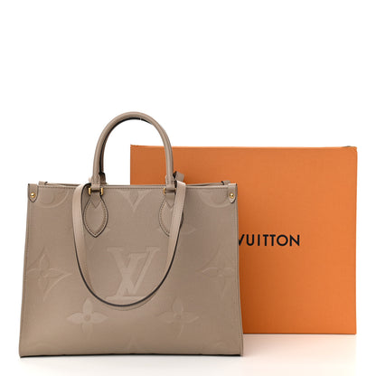 Louis Vuitton Empreinte Monogram Giant Onthego MM Tourterelle 10 of 10