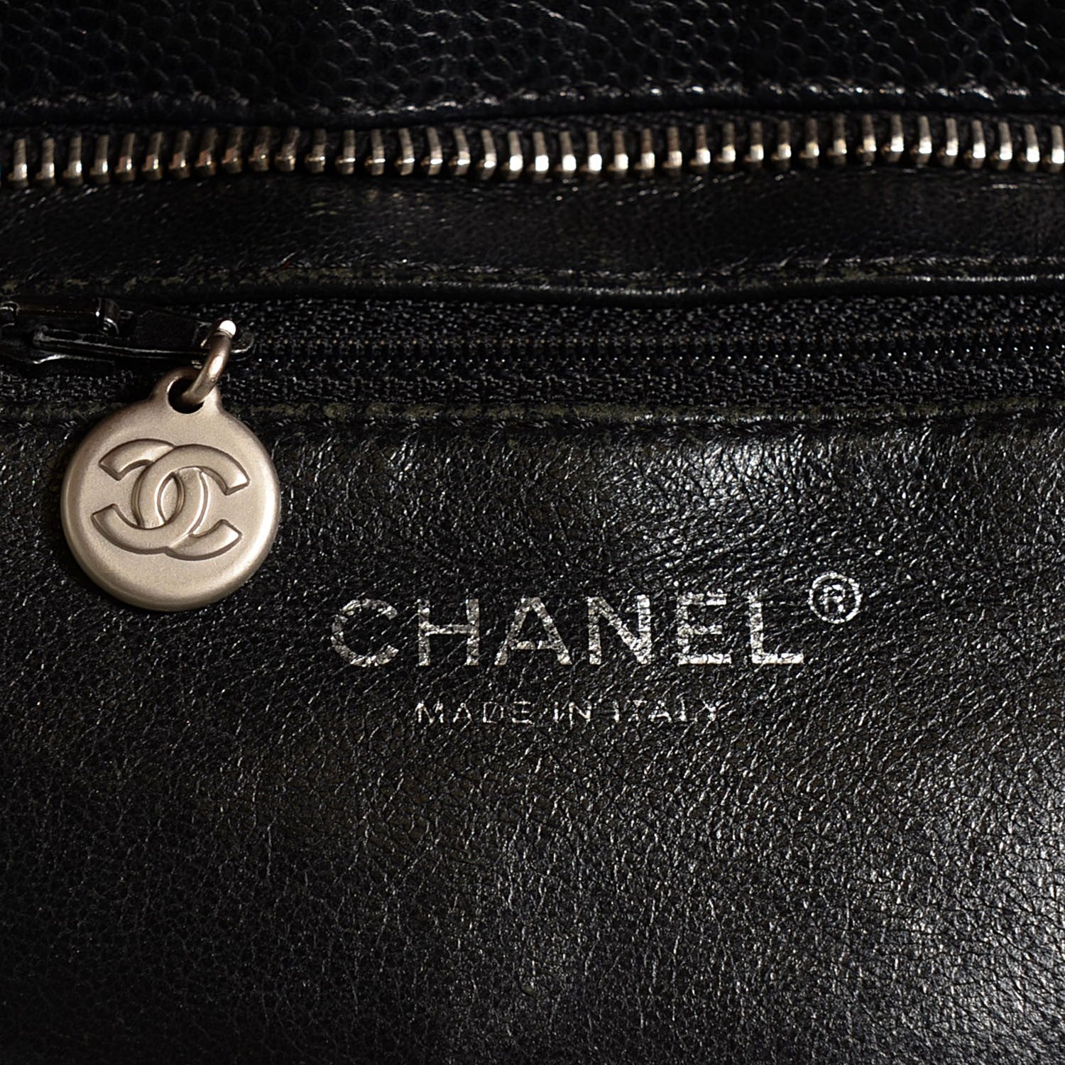 Chanel Caviar Quilted Medallion Tote Black 6 of 7