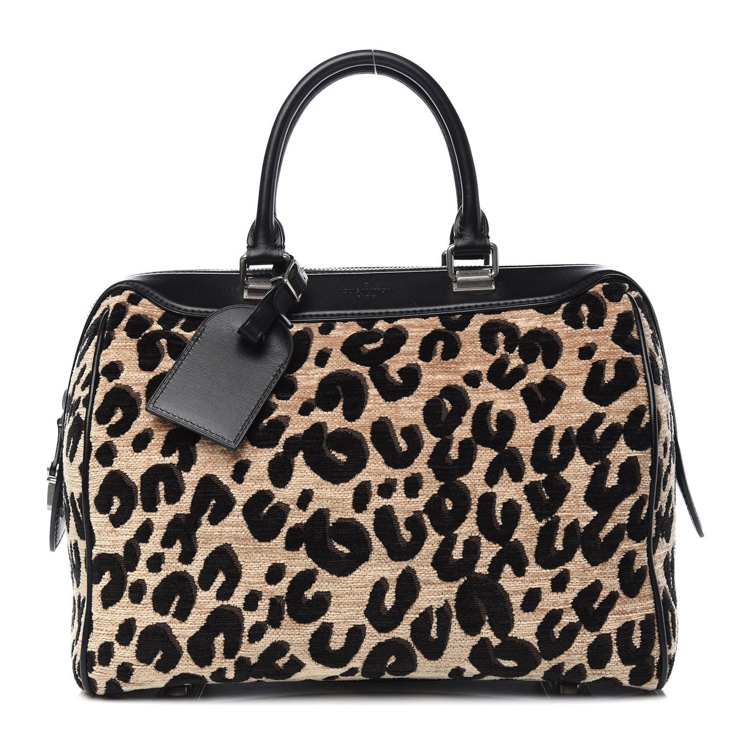 Jacquard Velvet Leopard Print Stephen Sprouse Speedy