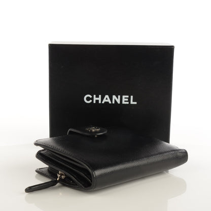 Chanel Caviar Sevruga Zip Pocket Wallet Black 4 of 8