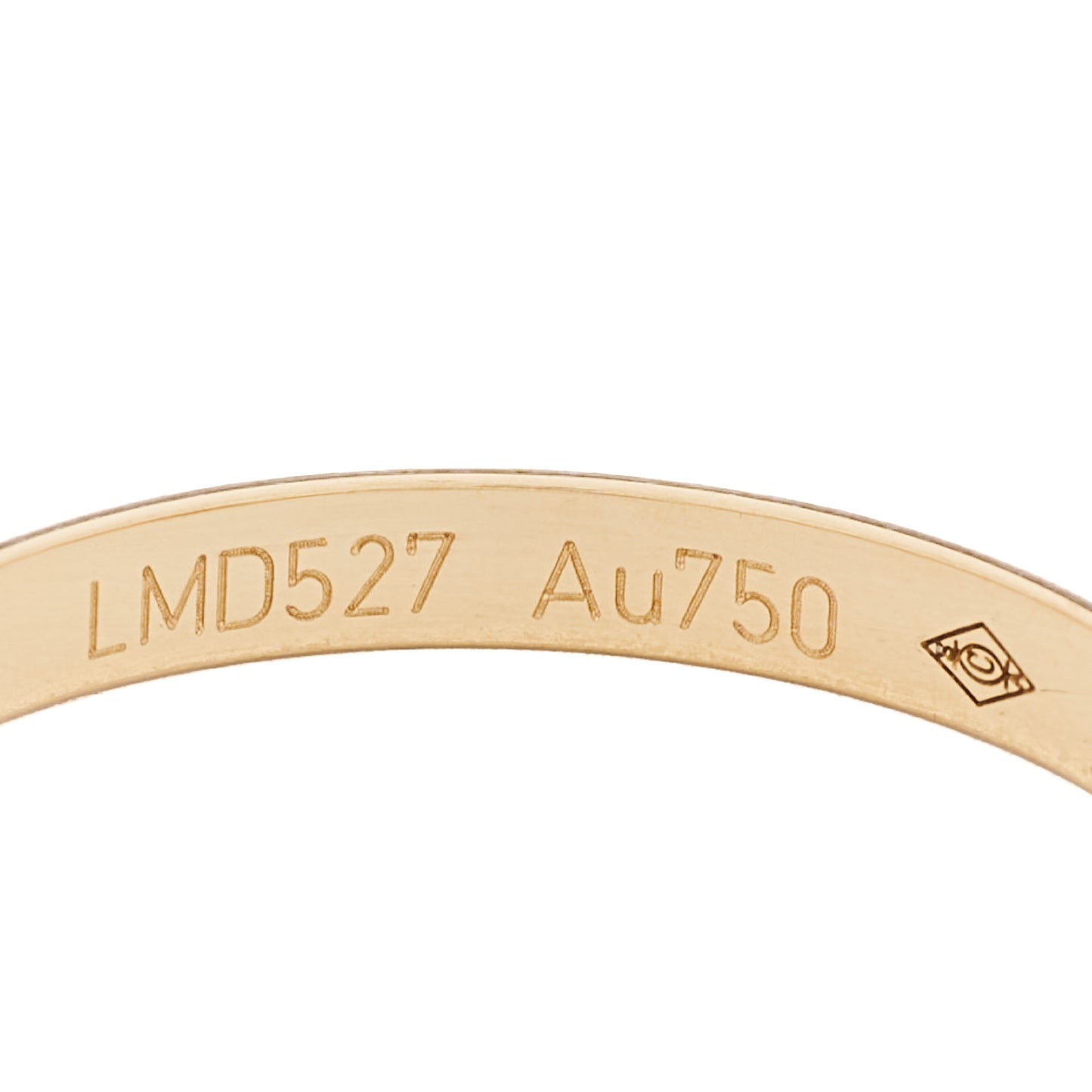 18K Yellow Gold 2.5mm 1895 Wedding Band Ring 58 8.25