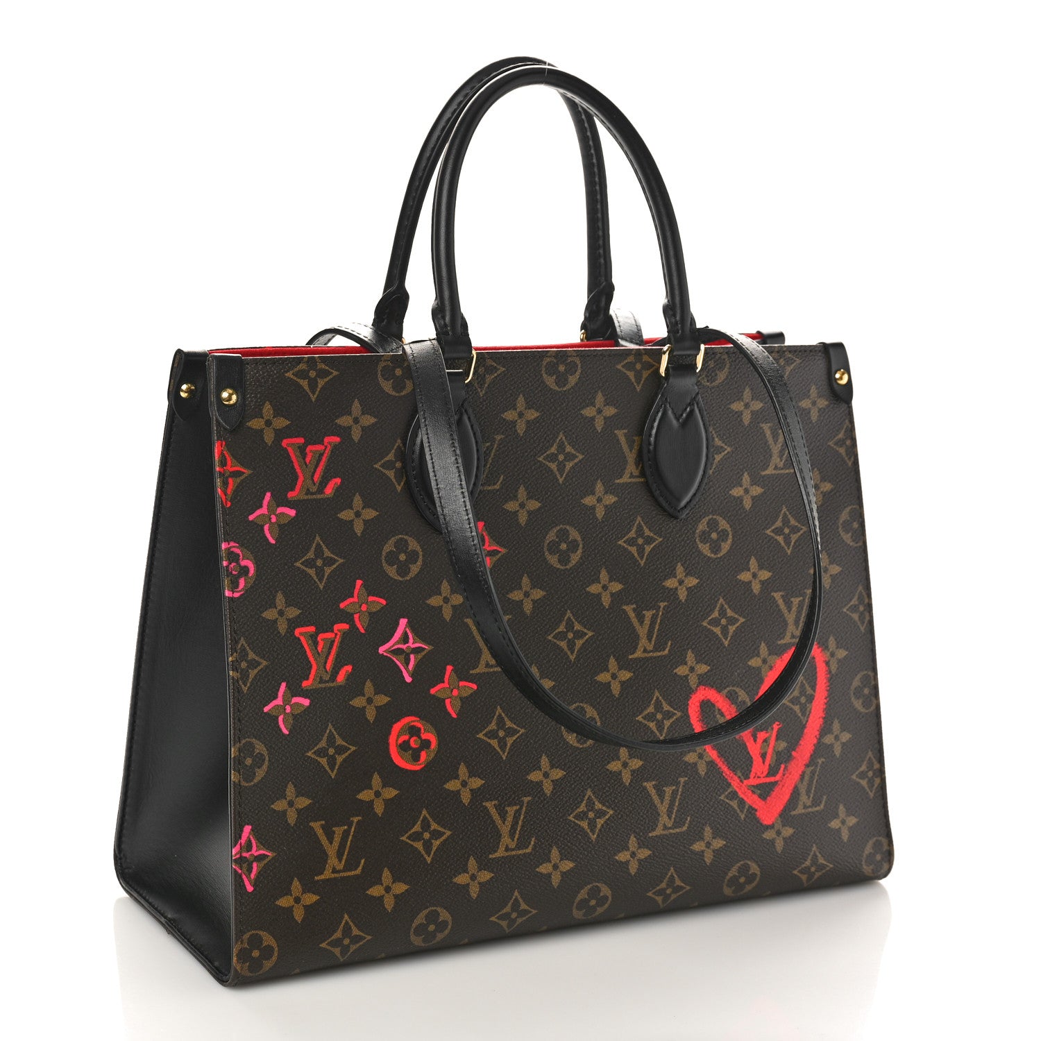 Louis Vuitton Monogram Fall In Love Onthego MM 3 of 8