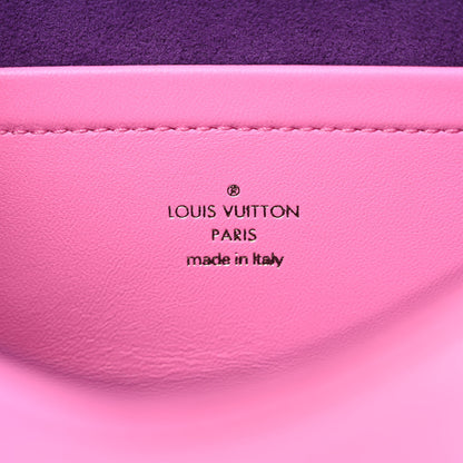 Louis Vuitton Lambskin Embossed Monogram Vuittamins Pochette Coussin Rose Violet 6 of 11
