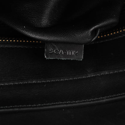 Celine Python Smooth Calfskin Mini Luggage Black White 7 of 7
