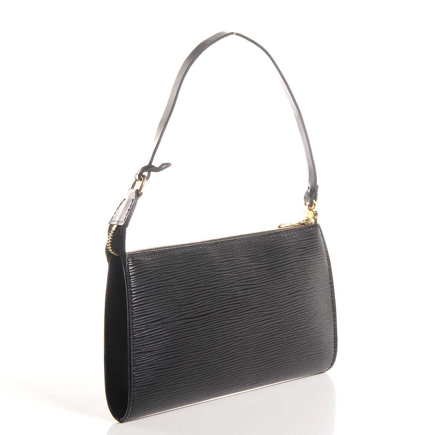 Louis Vuitton Epi Pochette Accessories 21 Black 3 of 6