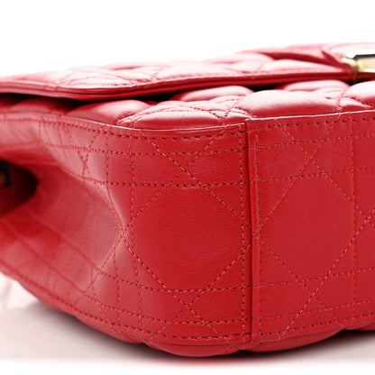 Christian Dior Lambskin Cannage Medium Miss Dior Flap Red 10 of 12