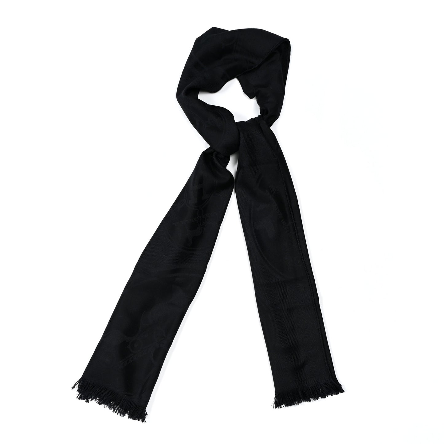 Cashmere Silk New Libris Stole Black