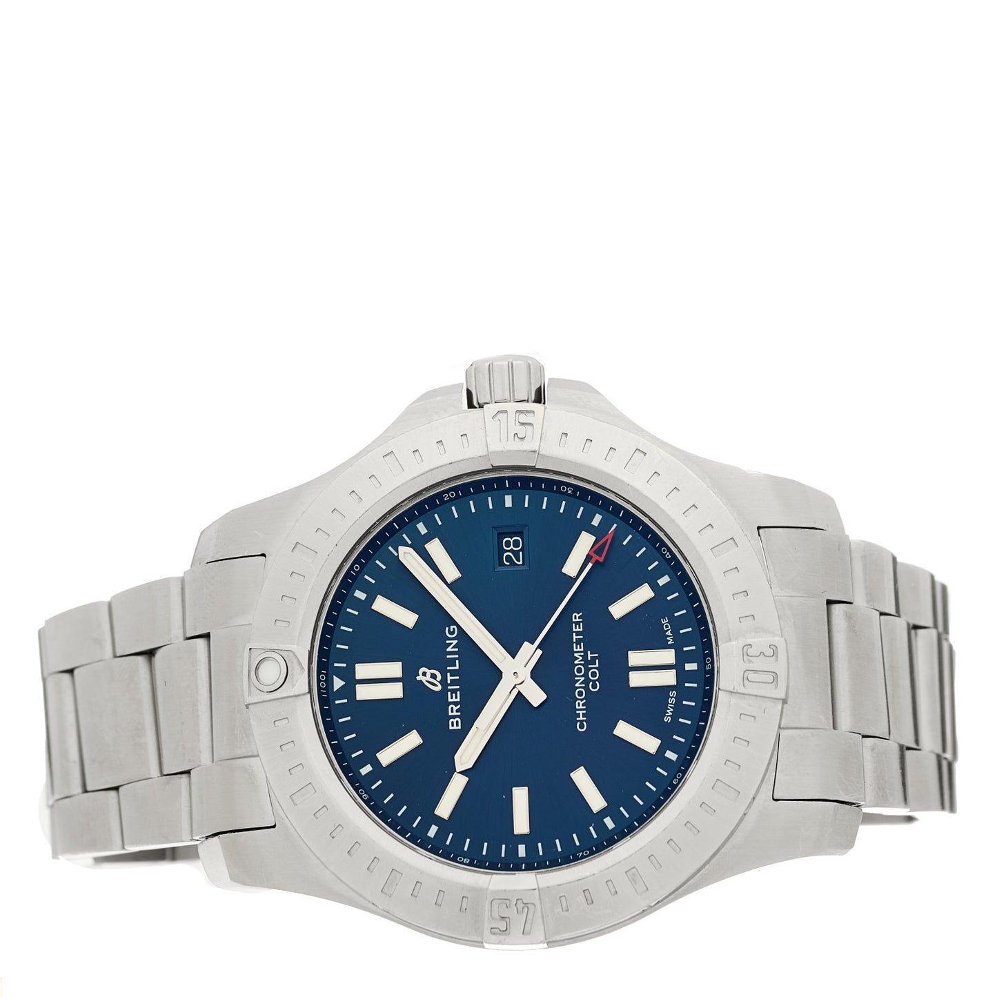 Stainless Steel 44mm Colt Chronometer Automatic Watch Blue A17388