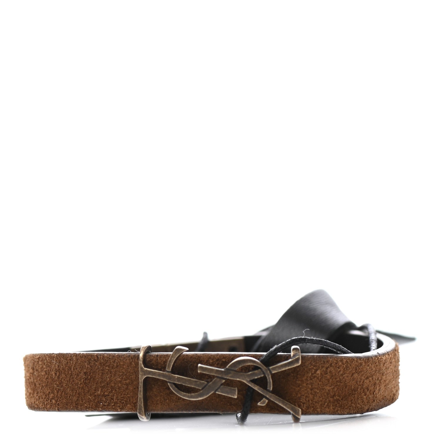 Saint Laurent Suede Opyum Bracelet M Dark Land 1 of 5