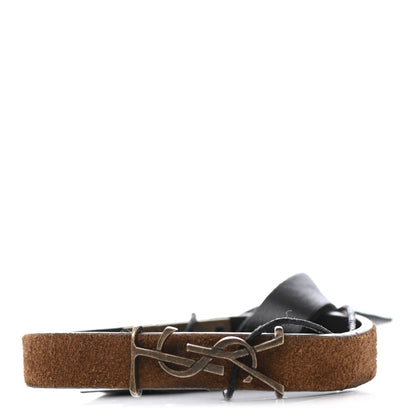 Saint Laurent Suede Opyum Bracelet M Dark Land 1 of 5