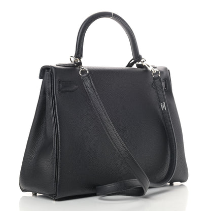 Hermes Togo Kelly Retourne 32 Black 3 of 15
