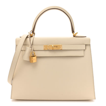 Hermes Epsom Kelly Sellier 28 Craie 1 of 12