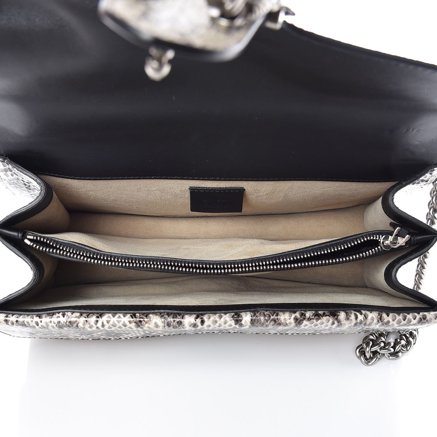 Gucci GG Supreme Monogram Elaphe Elephant Embroidered Small Dionysus Shoulder Bag 8 of 13