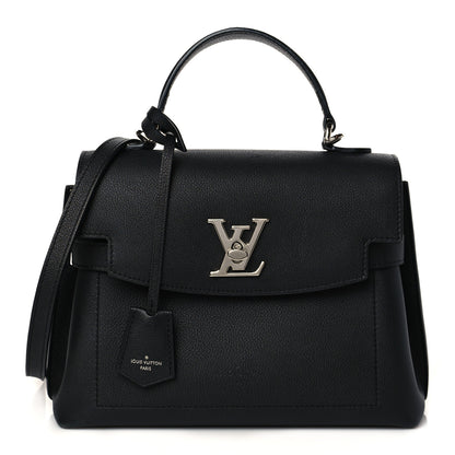 Louis Vuitton Calfskin Lockme Ever BB Black 1 of 10