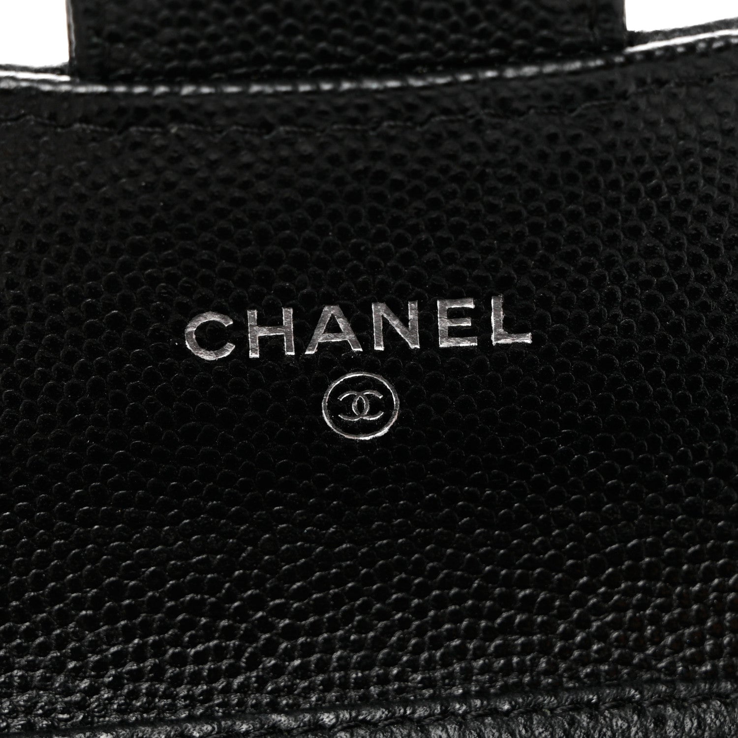 Chanel Caviar Quilted Flap Card Holder On Chain Black 6 of 8