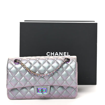 Chanel Iridescent Lambskin Quilted 2.55 Reissue 225 Flap Light Purple 11 of 11