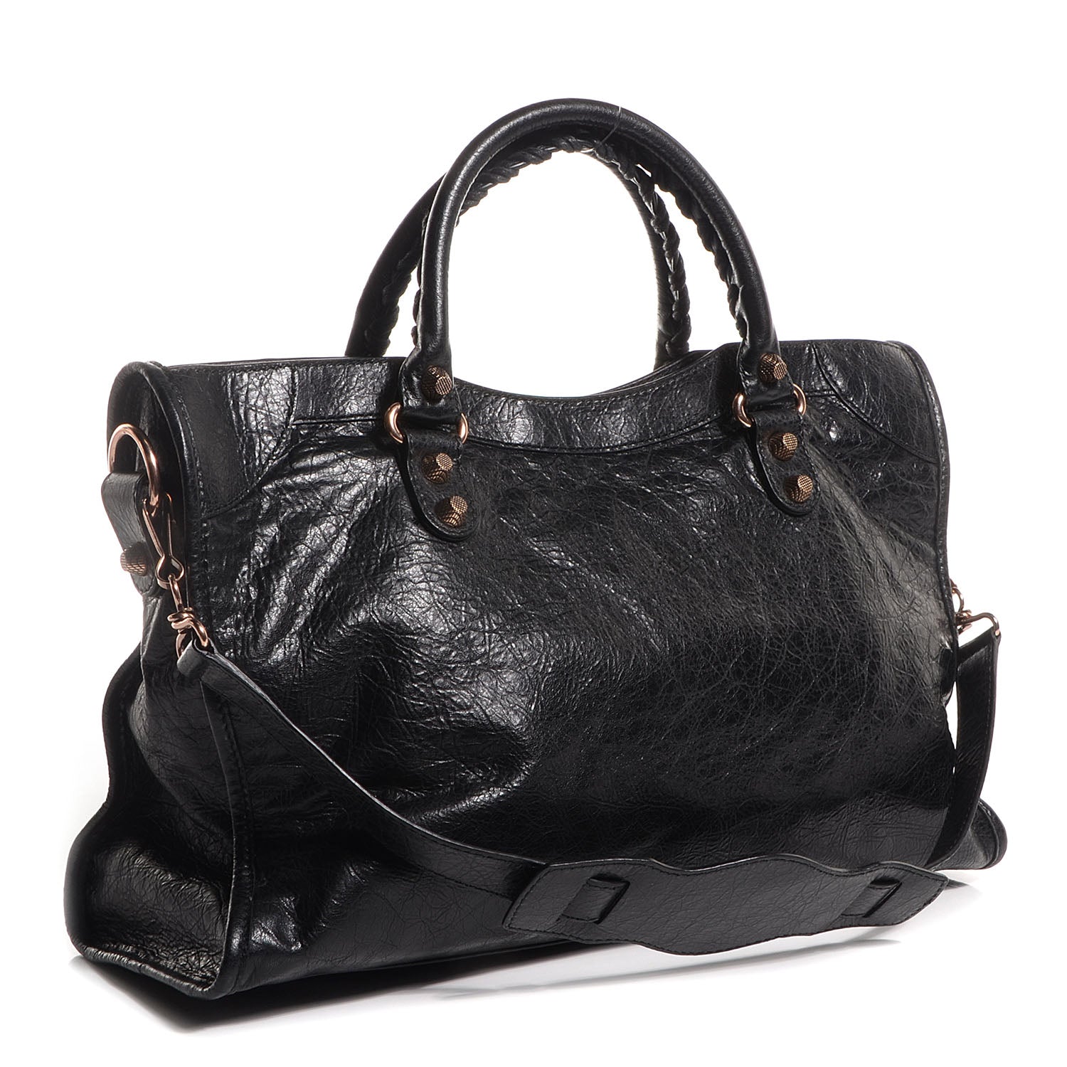 Balenciaga Agneau Giant 12 Rose Gold Hardware City Black 4 of 12
