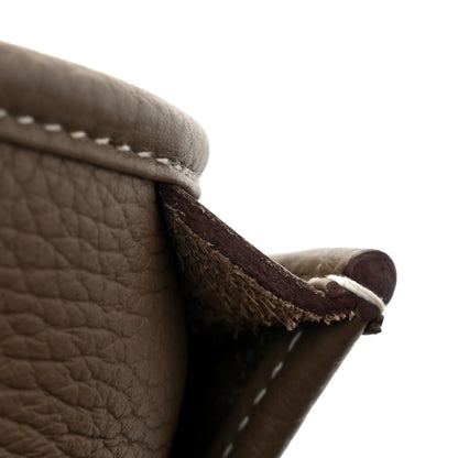 Hermes Taurillon Clemence Evelyne III Etoupe 13 of 14