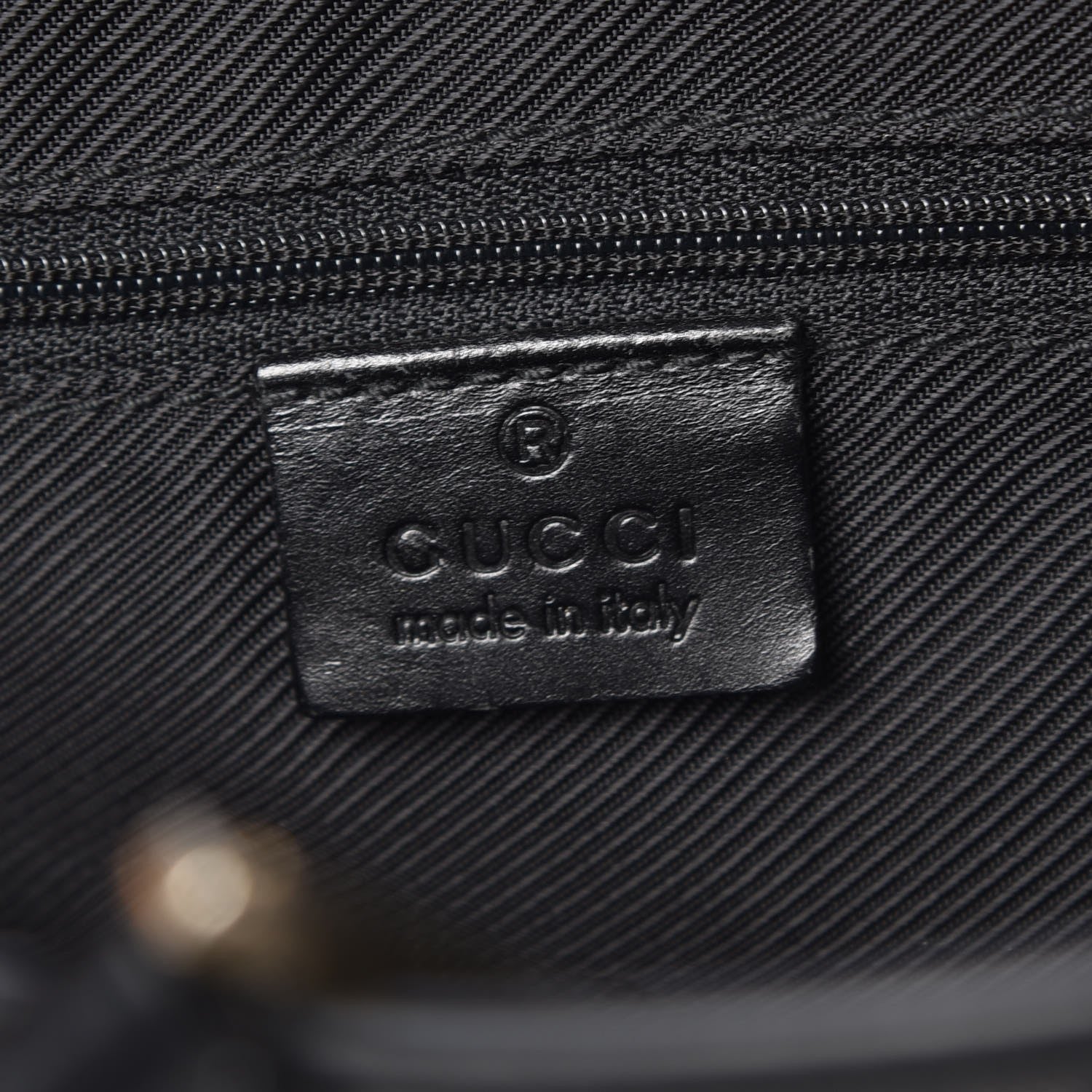 Gucci Monogram Large Bucket Tote Black 6 of 14