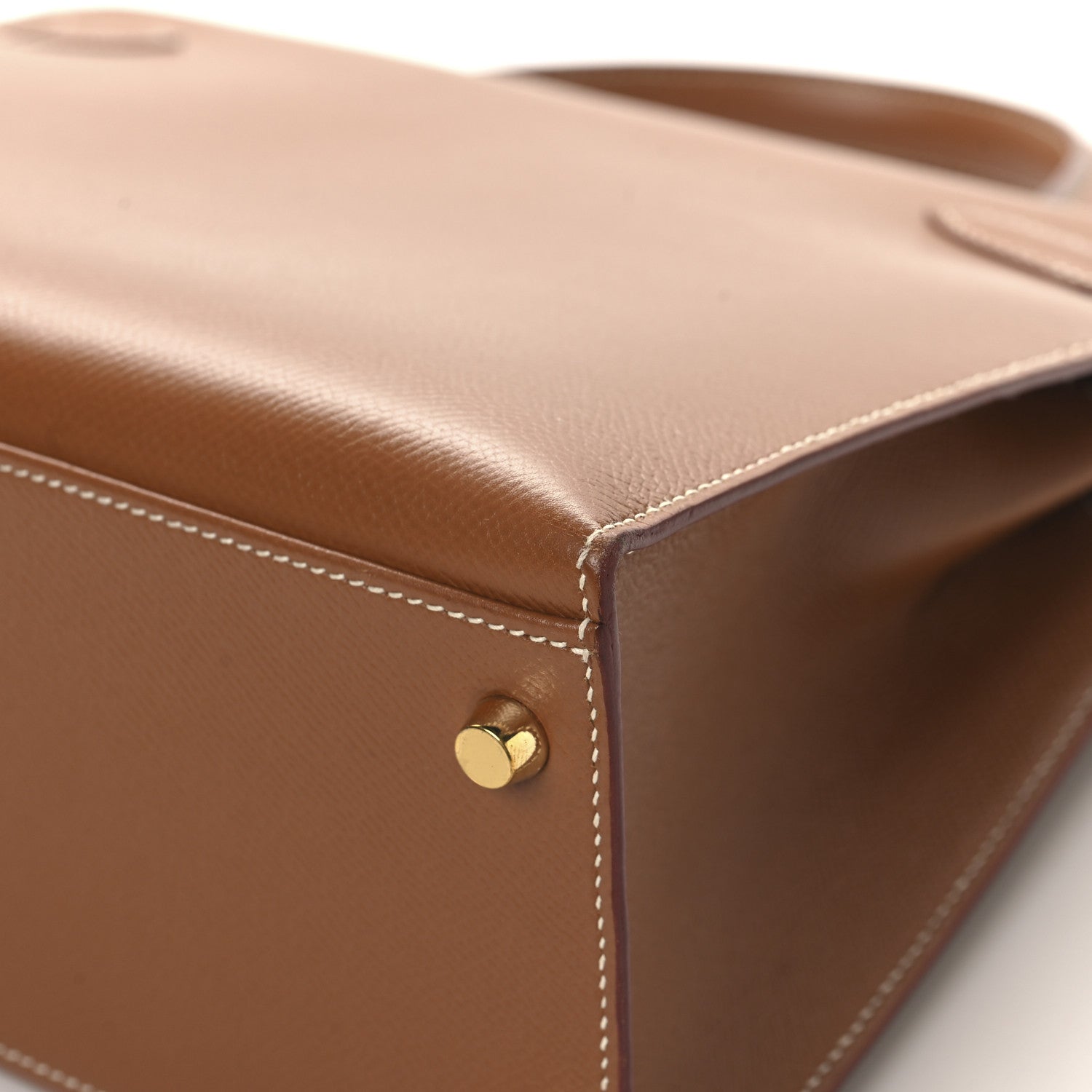 Hermes Courchevel Kelly Sellier 32 Gold 12 of 12