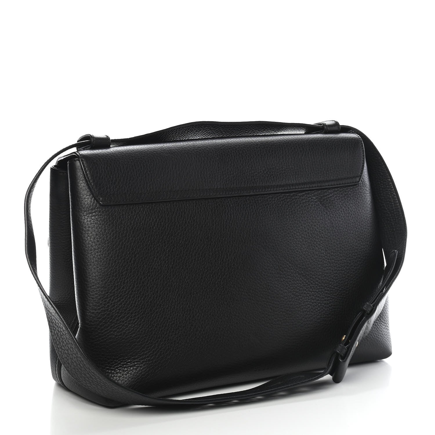 Gucci Calfskin Large GG Marmont Shoulder Bag Black 3 of 11