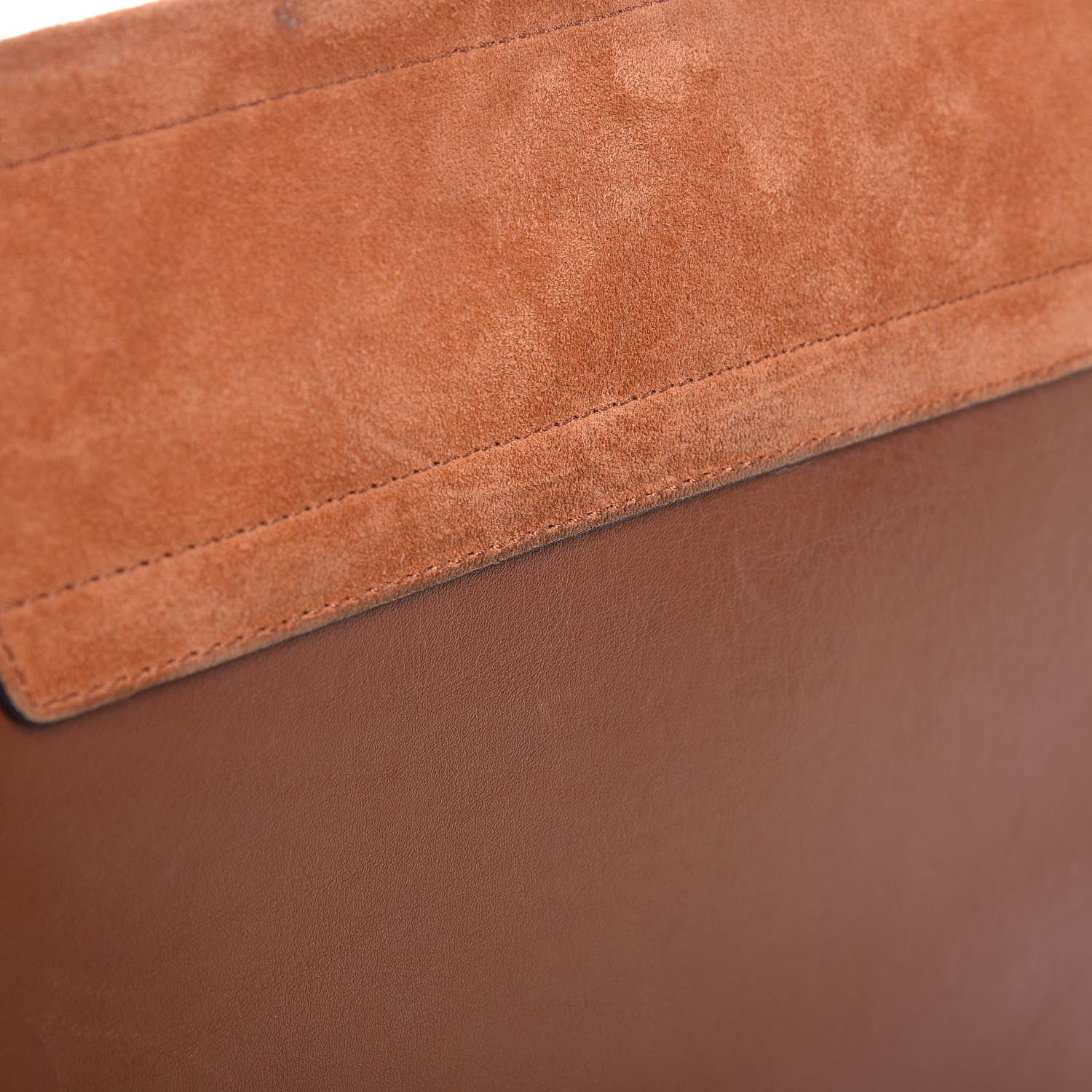 Chloe Suede Calfskin Medium Faye Shoulder Bag Tobacco 8 of 12