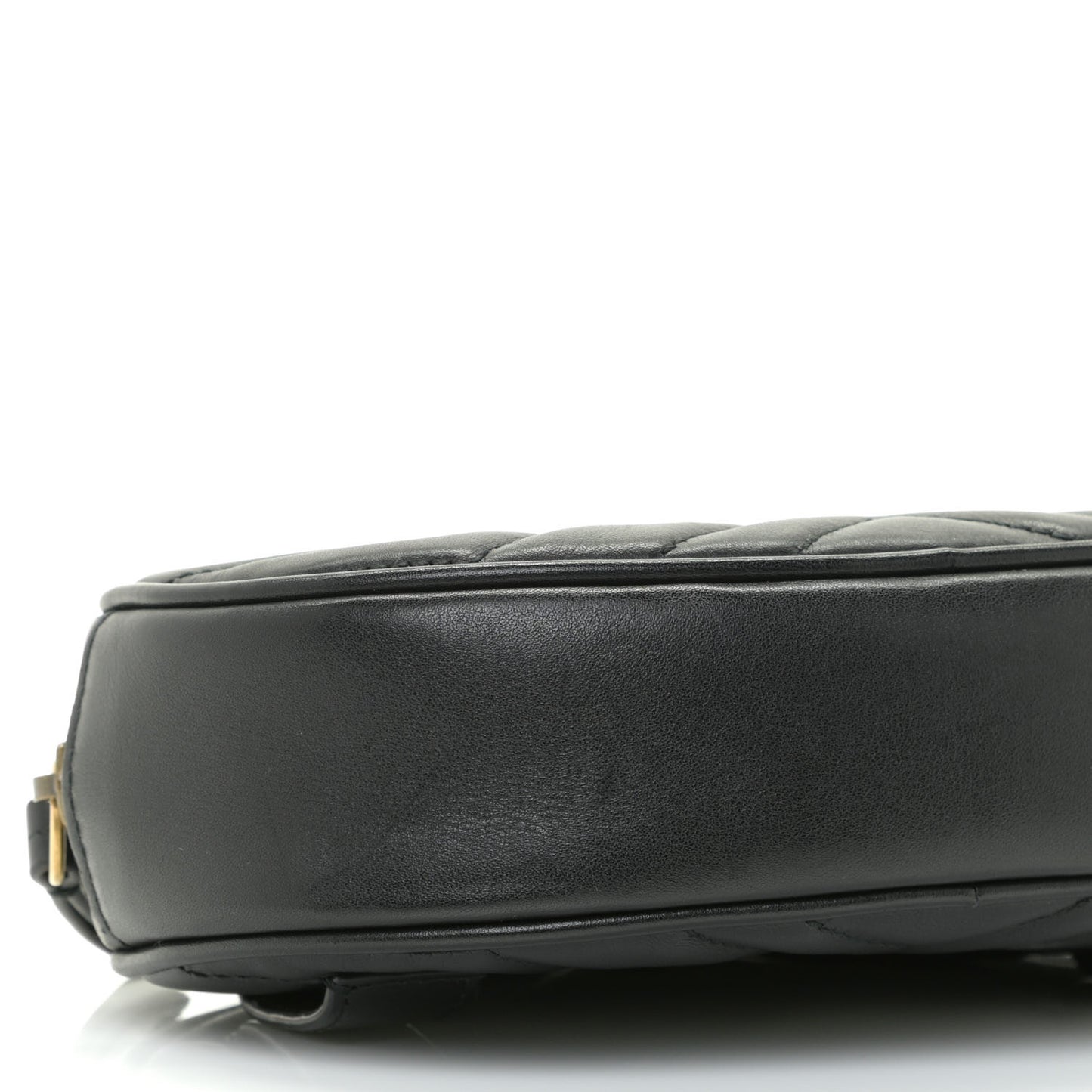 Calfskin Matelasse GG Marmont Belt Bag 65 26 Black