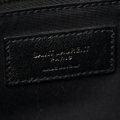 Saint Laurent Crinkled Calfskin Matelasse Monogram Medium Niki Chain Satchel Faggio 6 of 10
