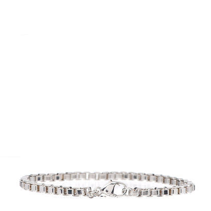 Tiffany Sterling Silver 4mm Venetian Link Bracelet 2 of 3
