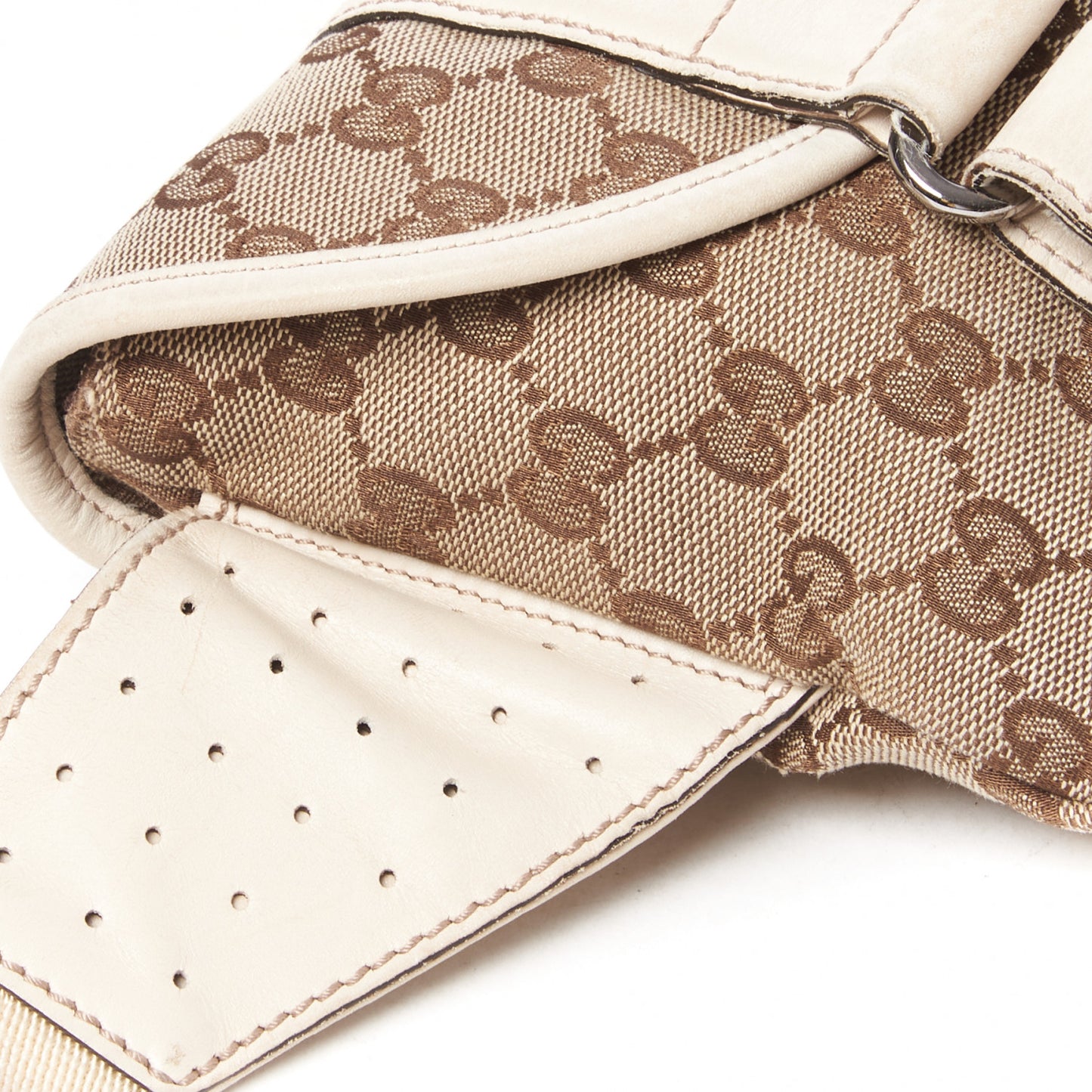 Monogram Waist Belt Bag Off White