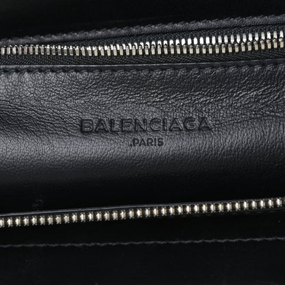 Balenciaga Soft Calfskin Cable Shopper Tote Black 6 of 14