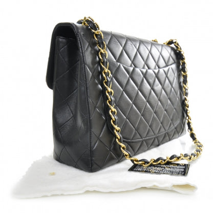 Chanel Lambskin Jumbo Flap Black 3 of 12