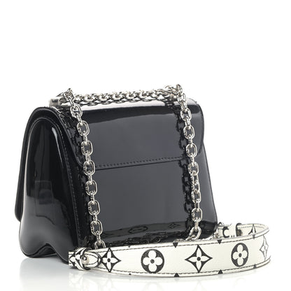 Louis Vuitton Patent Monogram Twist Shoulder Bag PM Black 3 of 10