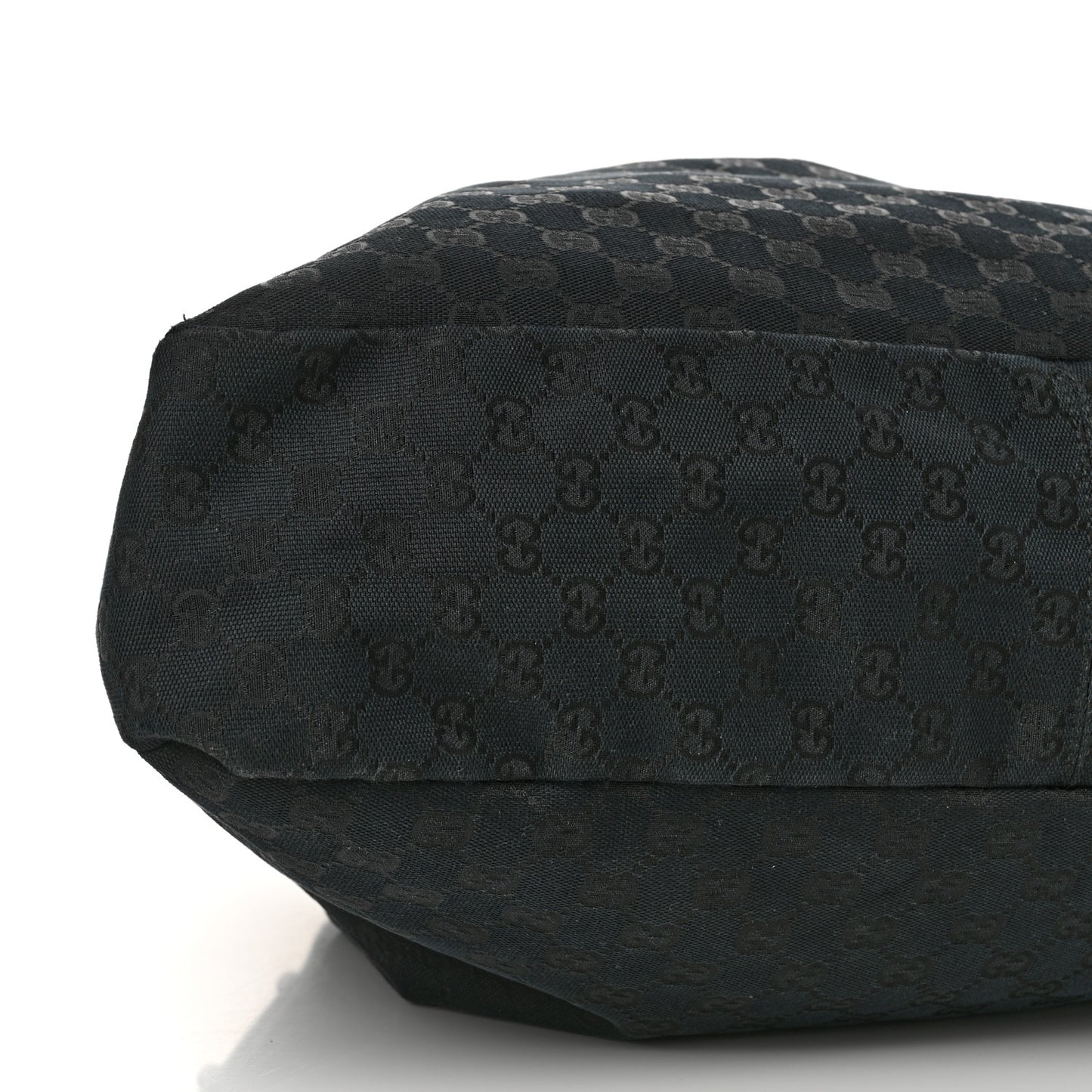 Monogram Large Horsebit Chain Hobo Black
