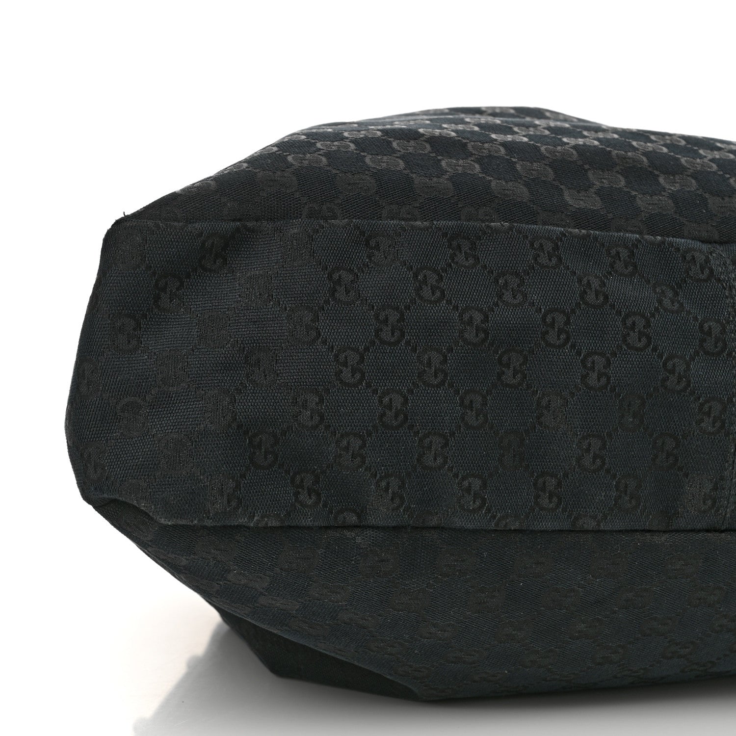 Gucci Monogram Large Horsebit Chain Hobo Black 9 of 15