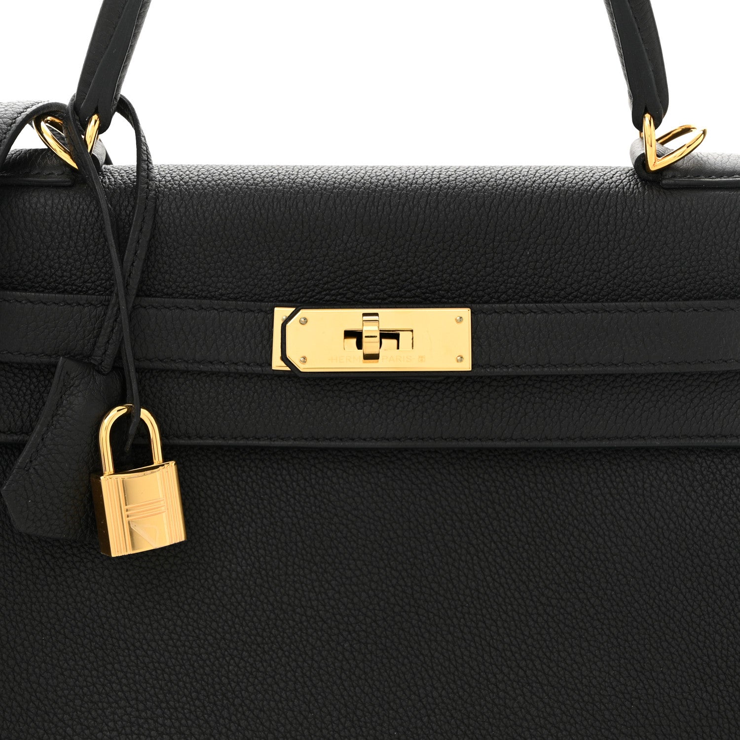 Hermes Togo Kelly Retourne 28 Black 8 of 11